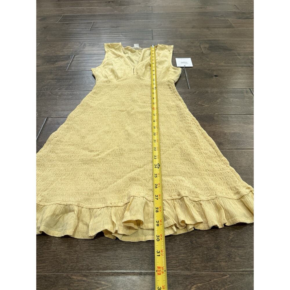 ONeill Womens Yellow Dallas Sleeveless Dress 100% Viscose Size XS NWT New $55 - Picture 8 of 9